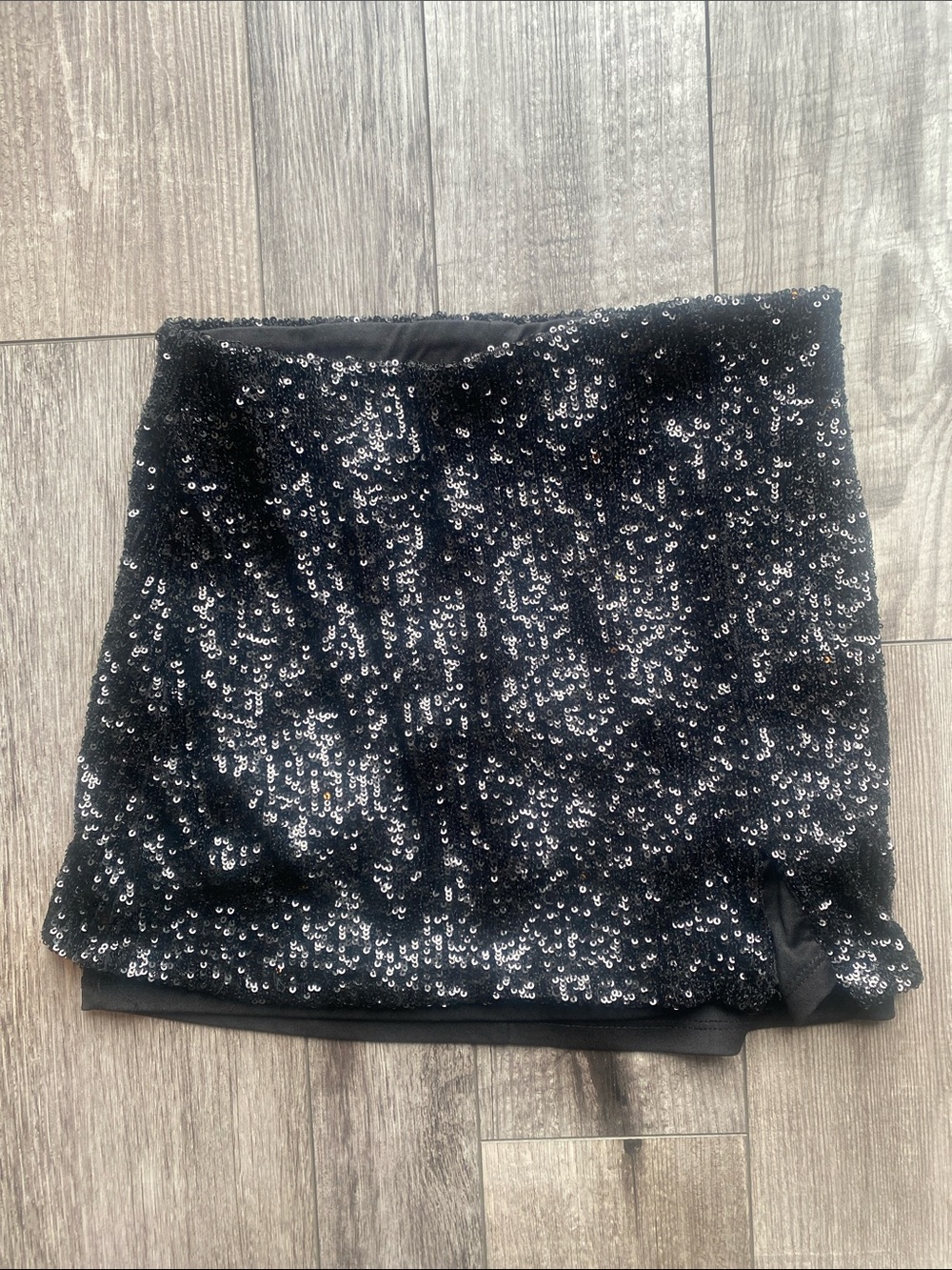 Art Class black sequin skirt